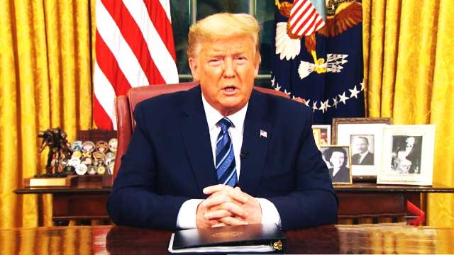 Newsreaders, Coronavirus, Lockdown in USA, America, US President Donald Trump Press Conference, Social Distancing, Coronavirus in America,