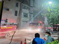 Fire on 9th floor of Delhi AIIMS fire-on-9th-floor-of-delhi-aiims