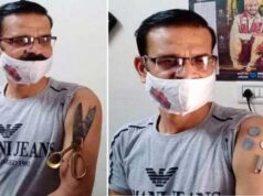 Magnetic power produce body after vaccinate, coins, scissors, spoons are sticking on hand magnetic-power-produce-body-after-vaccinate-in-india