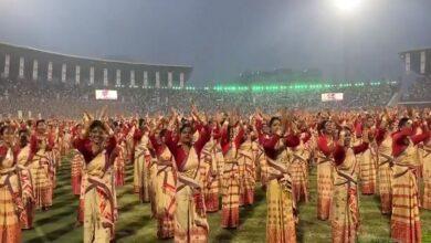 Bihu performance by over 11,000 folk dancers and drummers in Guwahati enters Guinness World Records